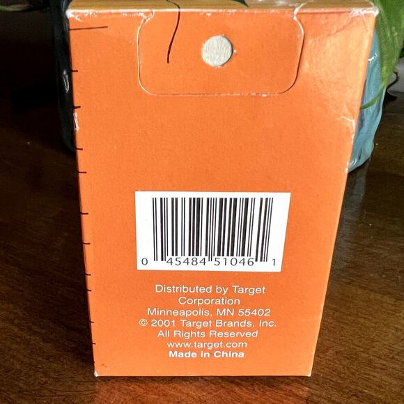 Hand Crafted Glass Halloween Ornament Witch 2001 Target 3 1/2" Tall - Picture 5 of 5